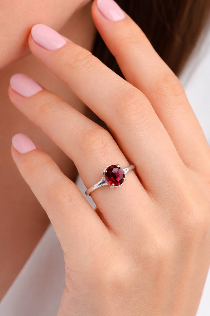 PriGarnet Birthstone Code:SJ0002  birthstone ring  Month: January