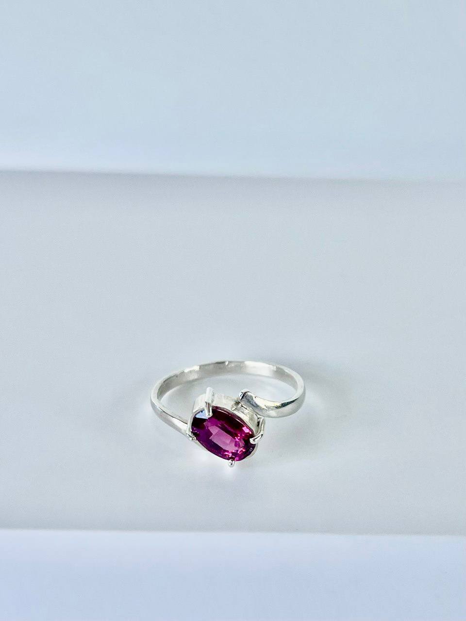 Rhodolite Garnet Birthstone Ring
