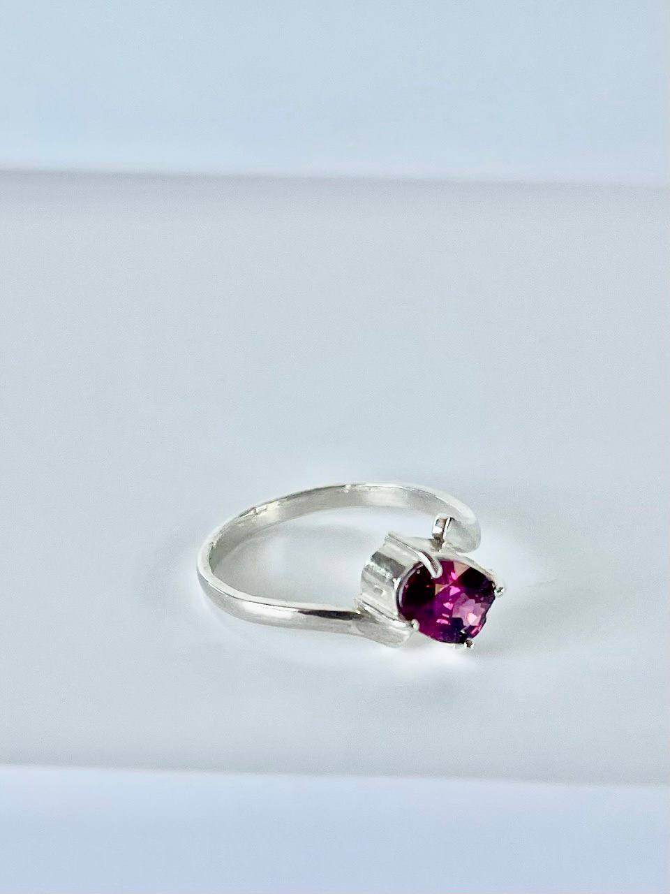 Rhodolite Garnet Birthstone Ring
