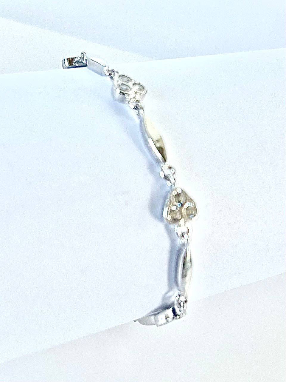 Bohemian design Silver bracelet